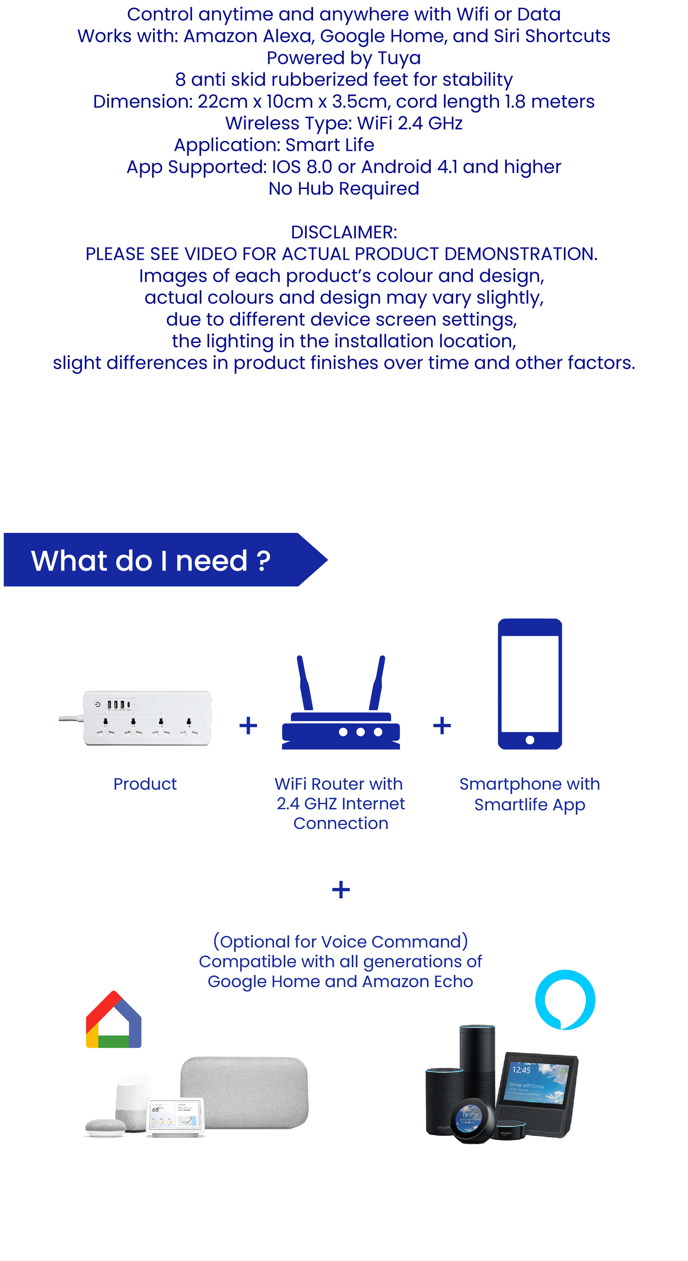 Holakay WiFi Smart Power Strip V2 Energy Monitoring 4 Ac Photo Inspiration