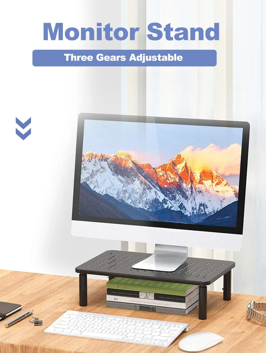 JAERSENT MR04 Aluminium Laptop Stand Riser for13-17.4 inch Laptop 3 ...