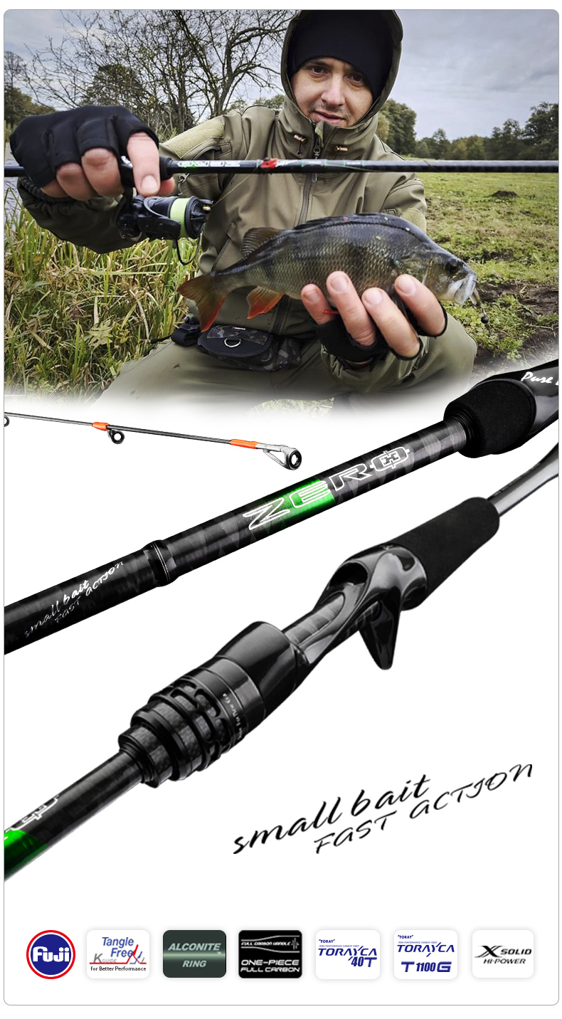 PURELURE ZERO Travel Rod BFS Fishing Casting UL Stream Bass Spinning ...