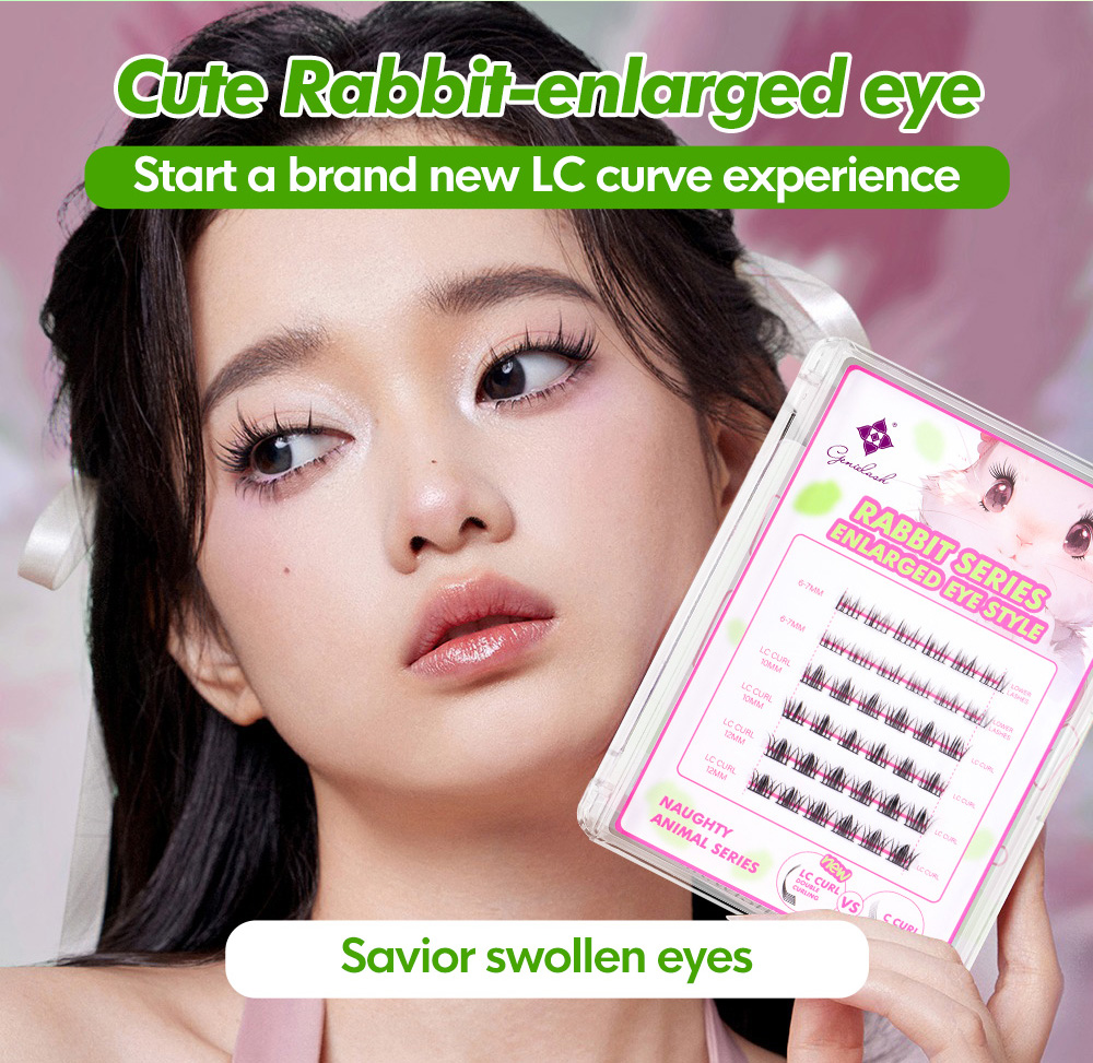 [Bunny Big Eyes] GENIELASH Rabbit False Eyelashes Extension with ...