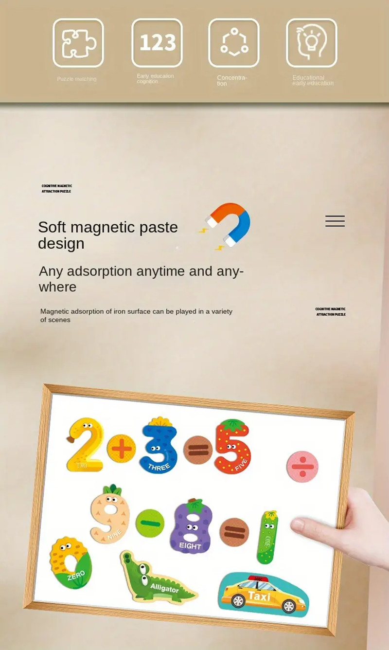 Magnetic Animal Alphabet Letters - Educational Toy Set for 3-5 Year ...