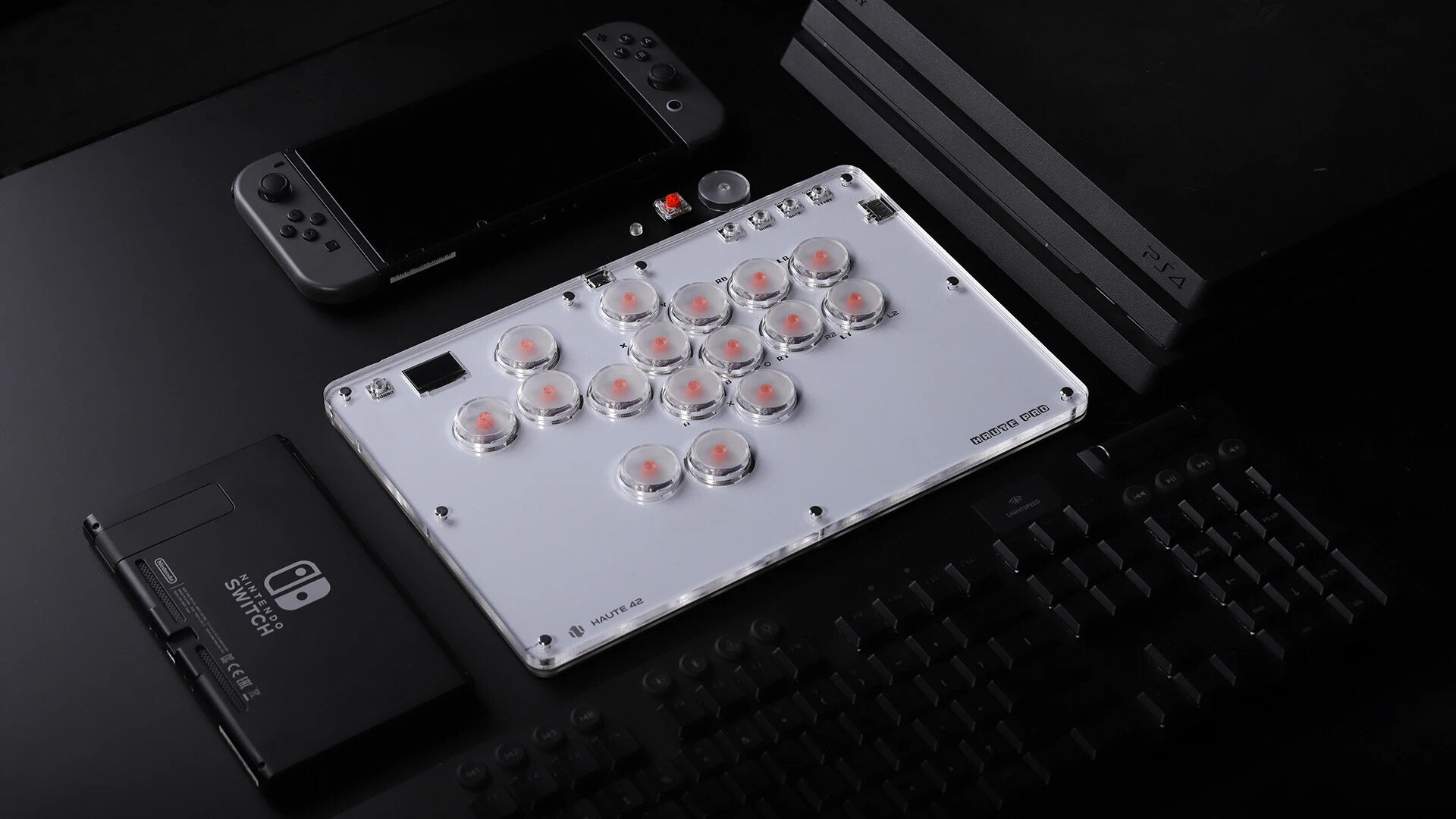 ⭐Haute42 Joystick Hitbox Keyboard Arcade Stick Controller For PS4/PS3 ...