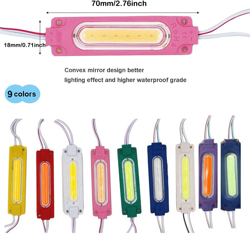 LED Window Lights 12V 24V COB LED Module Lights Waterproof Storefront ...