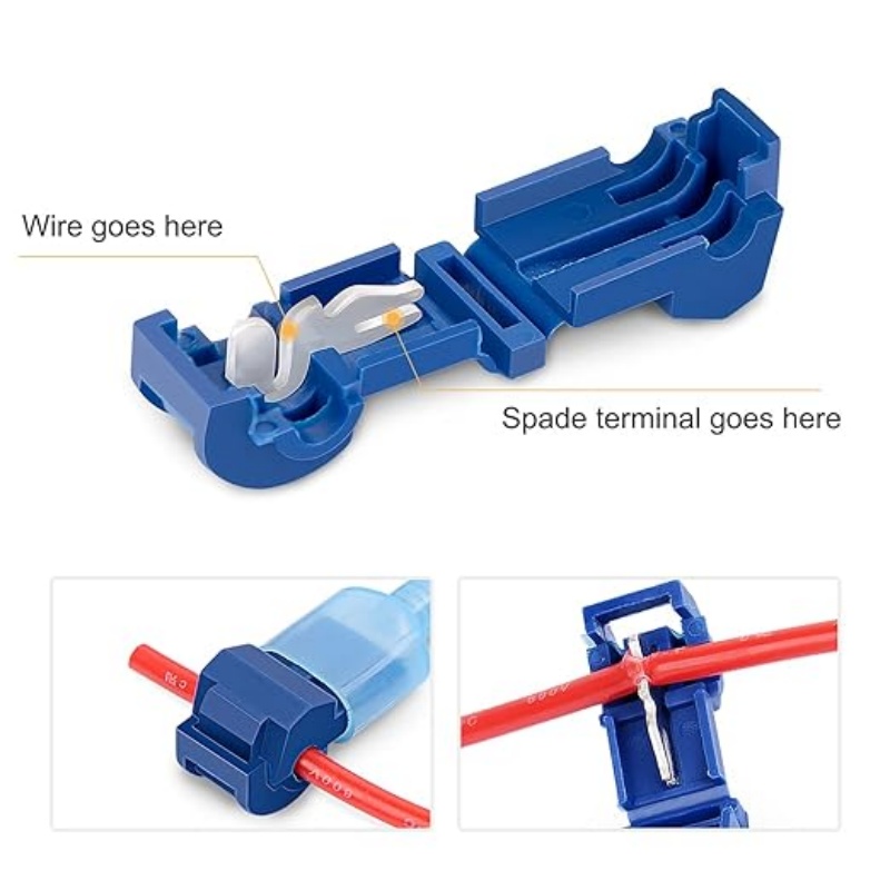 30 pairs/60 pairs Self-Stripping Quick Splice Electrical Wire Terminals ...