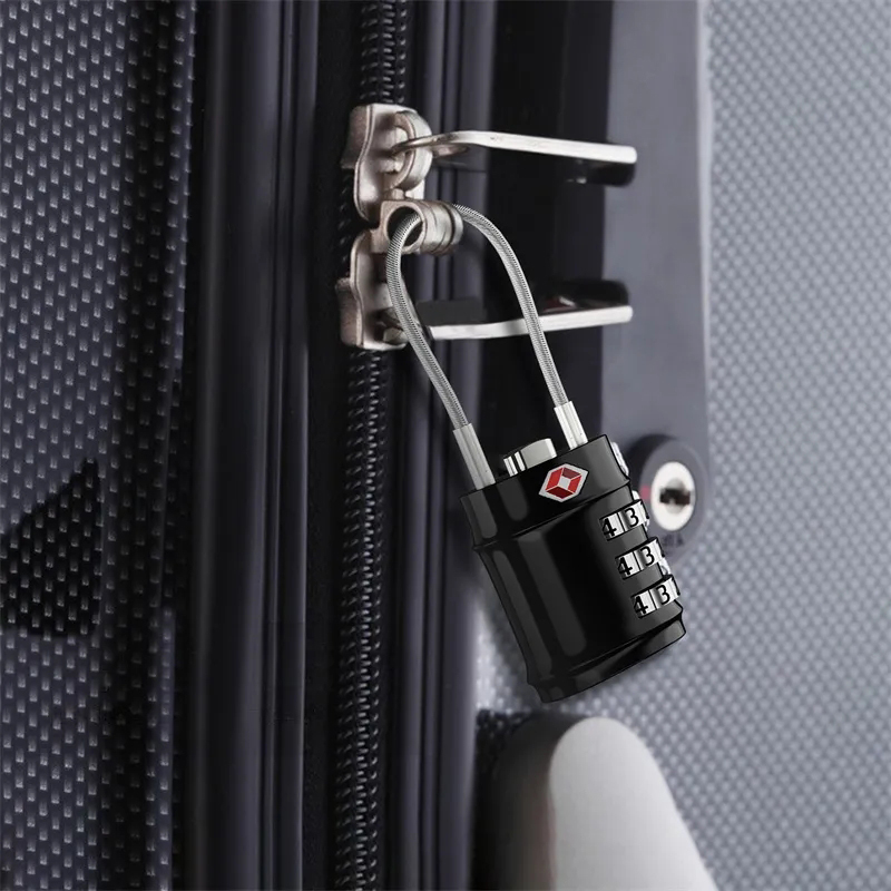 KIPRUN Luggage Lock Cable Travel Lock, TSA Approved Cable Travel ...