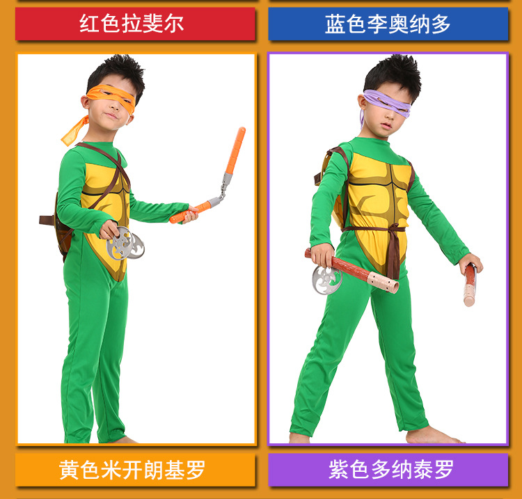 Ninja Turtles Clothes New Style Muscle cosplay Costume Teenage Mutant ...