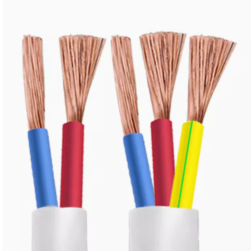 Pure Copper BVVB Cable 2Core 1/1.5/2.5mm² Household RVV RVVB Sheathed ...