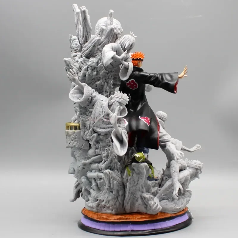 Naruto Anime Figure Akatsuki Pain Figures 27cm PVC GK Statue Model Toy ...