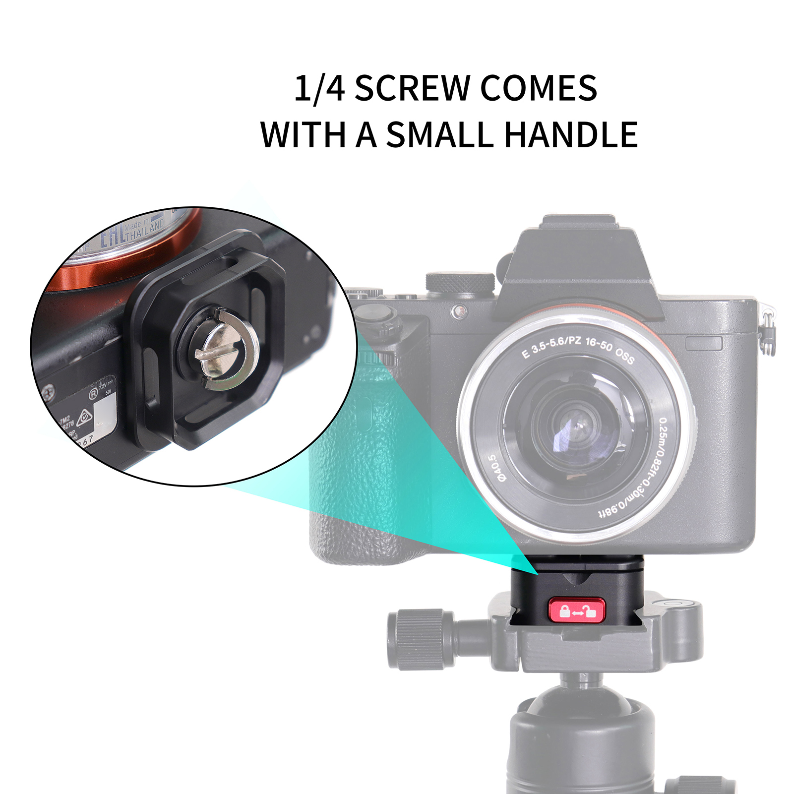 Quick Release Plate Tripod QR Plate Camera Mount Adapter Quick Setup ...