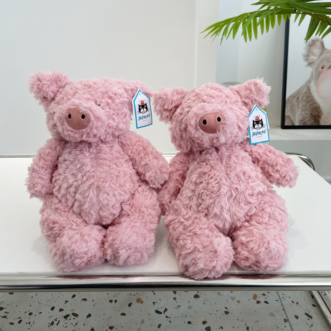 jELLYCAT Barnabus Pig Plush Toy Huge & Medium | Shopee Singapore