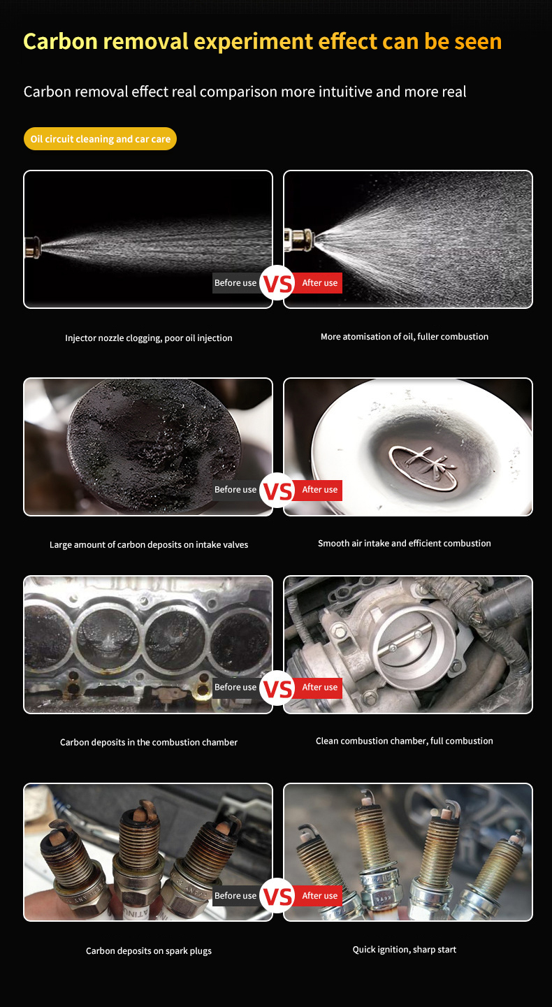 Petrol Additive Engine Injector Cleaner Fuel Saver Car Remove Carbon ...