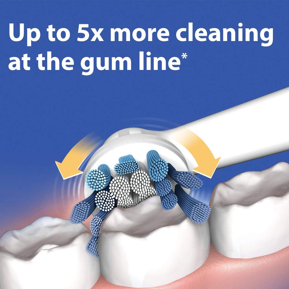 4pcs EB50 Cross Action Replacement Brush Heads For Oral B D12 D16 D100 ...