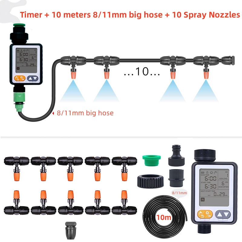 DIY Garden Drip Irrigation System Automatic Flowers Plants Watering Kit ...