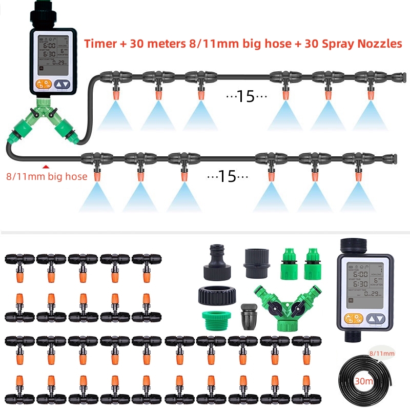 DIY Garden Drip Irrigation System Automatic Flowers Plants Watering Kit ...