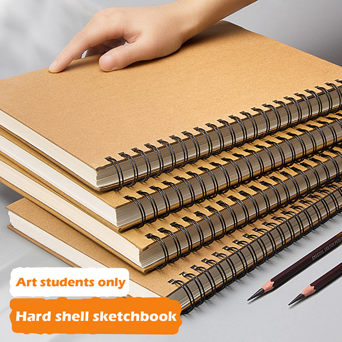 Professional sketchbook Thick paper 160 GSM Spiral notebook Art school ...