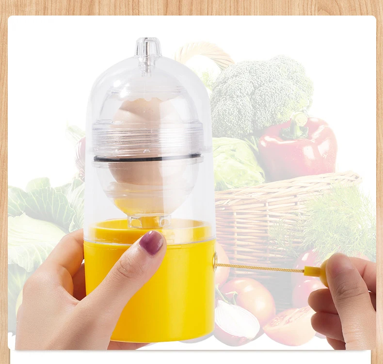 Manual Golden Egg Maker With Pulling Rope Easy Pull Eggs Mixer Mix Egg ...