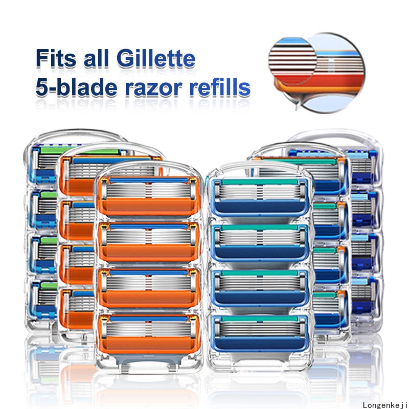 Applies to gillette 5-Layers razor blades, fits all Fuion 5 handle ...