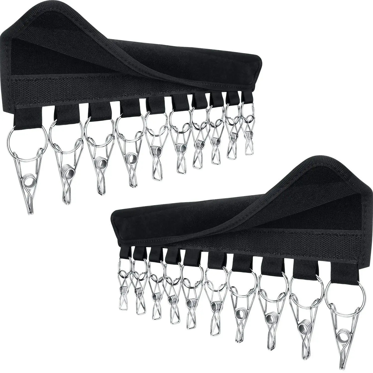 1pc Black Foldable Hat Hanging Clip With Velcro Self-adhesive Clip For ...