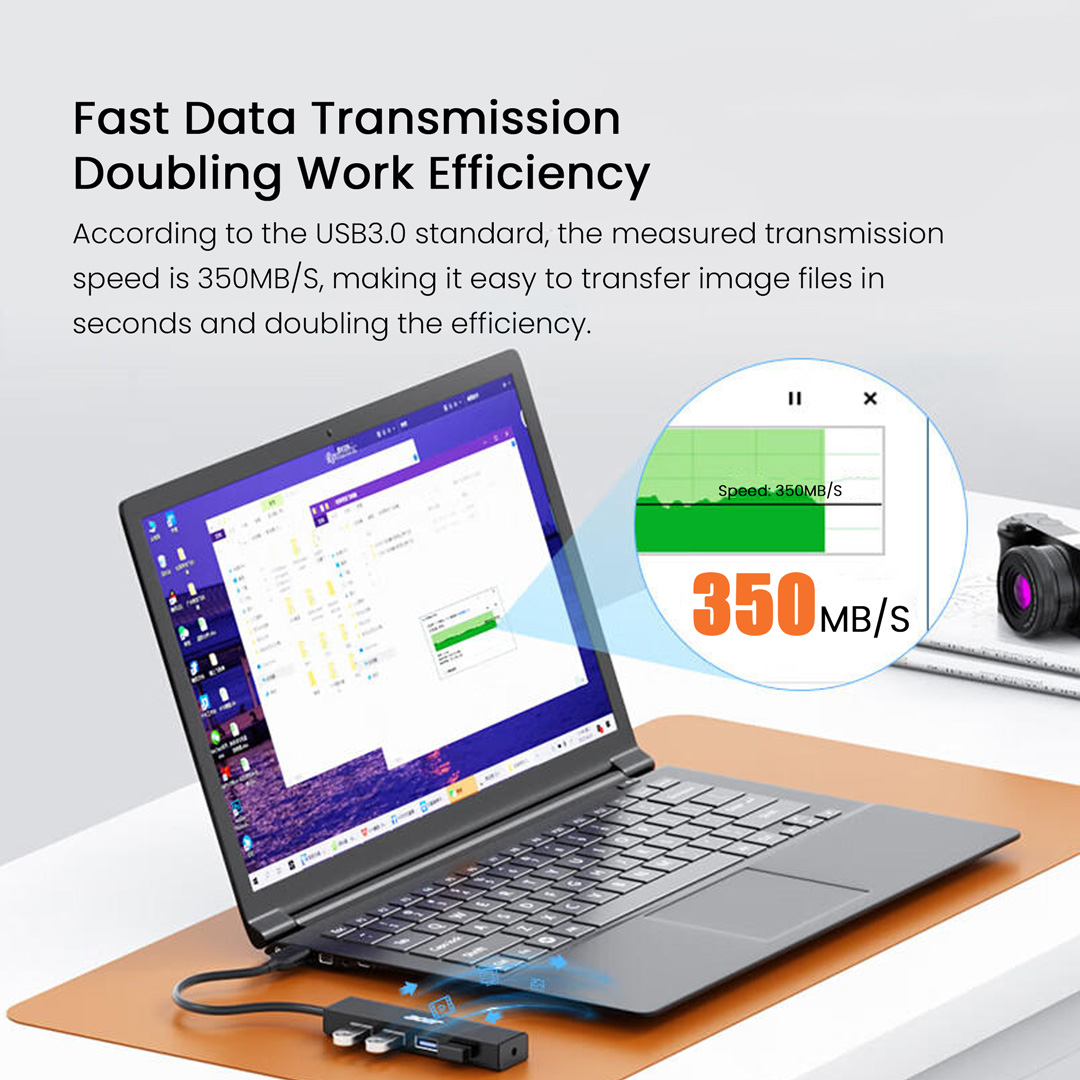 Acer USB Docking Station 4 Ports USB 3.0 HUB 350MB/s High-Speed Data ...
