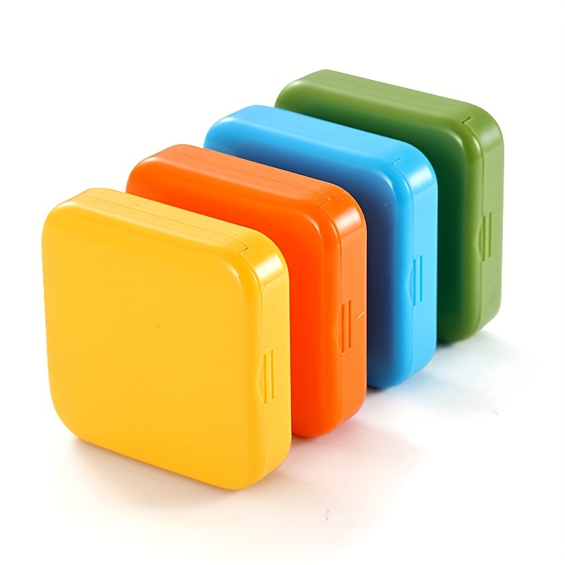 Travel Mini Pill Box Push-Pull Type 2 Compartments Small Pill Box ...
