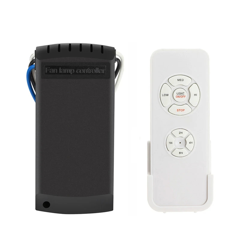 Universal Ceiling Fan Lamp Remote Control Kit AC 110-240V Timing ...
