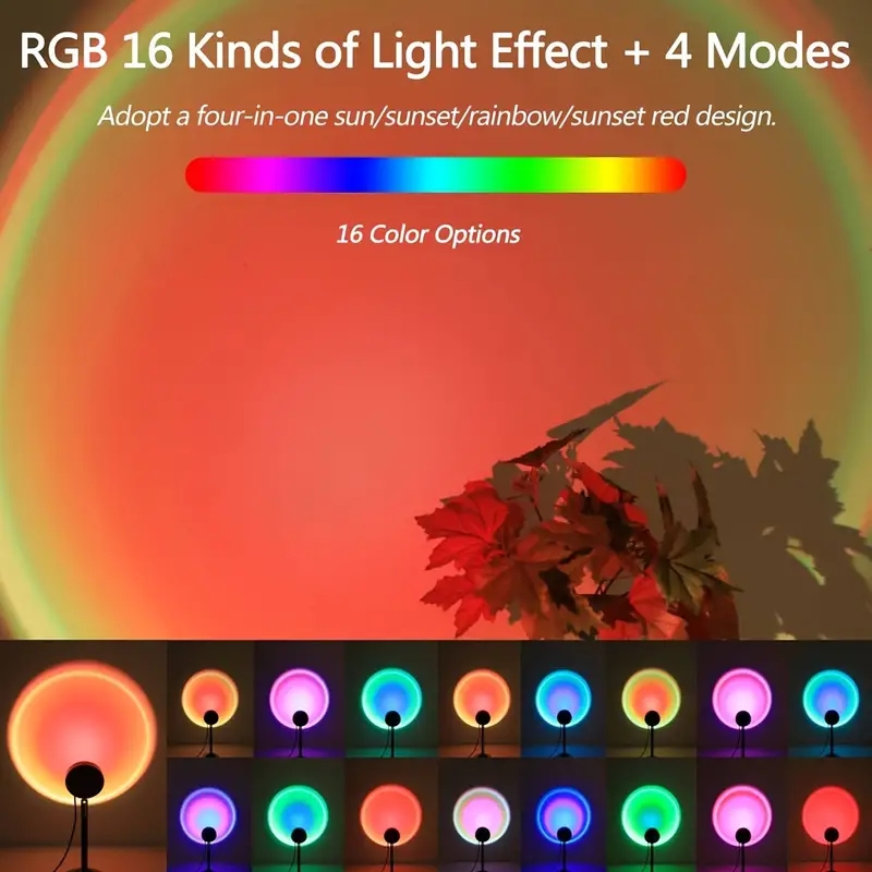 1pcrgb16 Color-changing LED Sunset Lights Transform Your Room ...