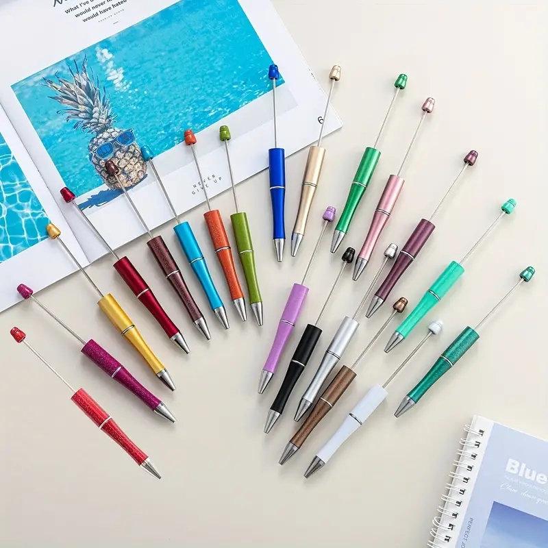 10 Pcs Pen Plastic Point Pen Black Ink Ballpoint Pen DIY Pen Cute ...