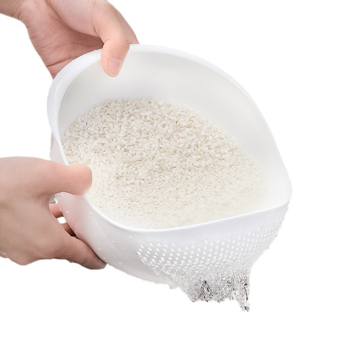 Plastic Vegetable Washing Basin Rice Washing Machine Filter Mesh ...