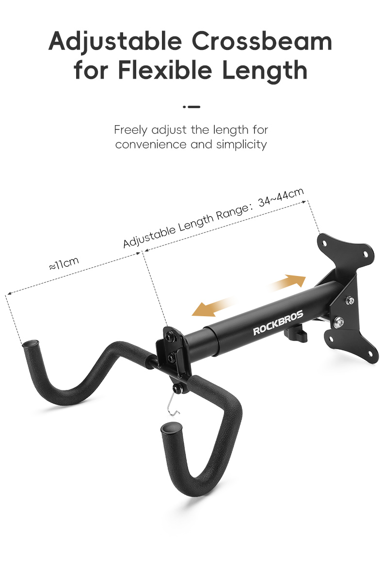 【3-day Delivery】ROCKBROS Bike Rack Carbon Steel Wall Stand MTB Road ...
