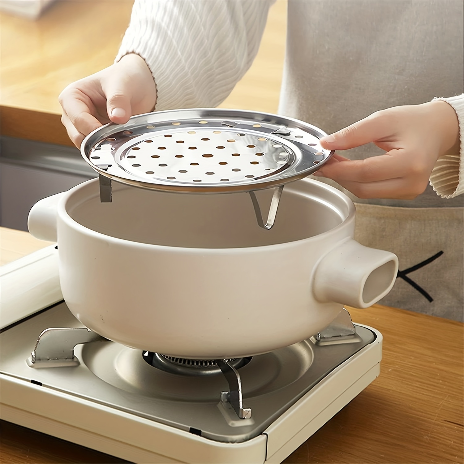 Stainless Steel Rack, Practical Good Performance Steamer Rack | Shopee ...