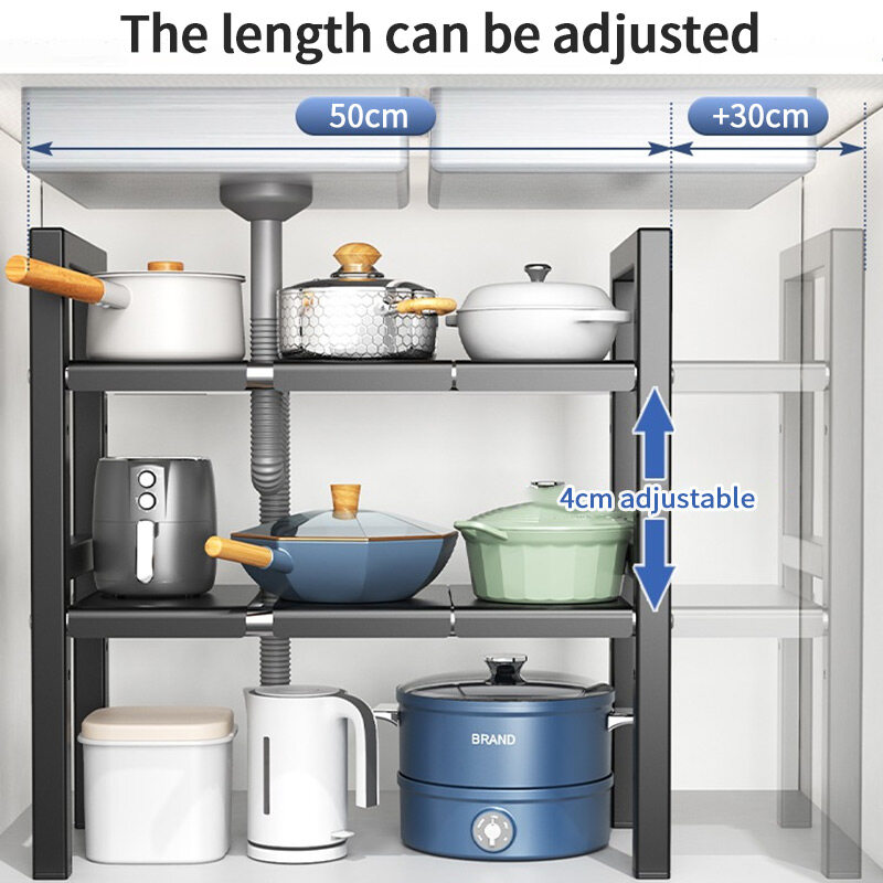 Kitchen sink storage rack Multi layer multifunctional storage rack for ...