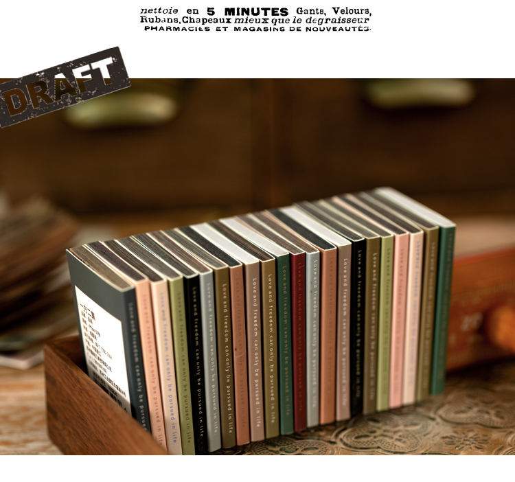 JotBox 50Pcs/Pack Vintage Creative Translucent Material Paper Litmus ...