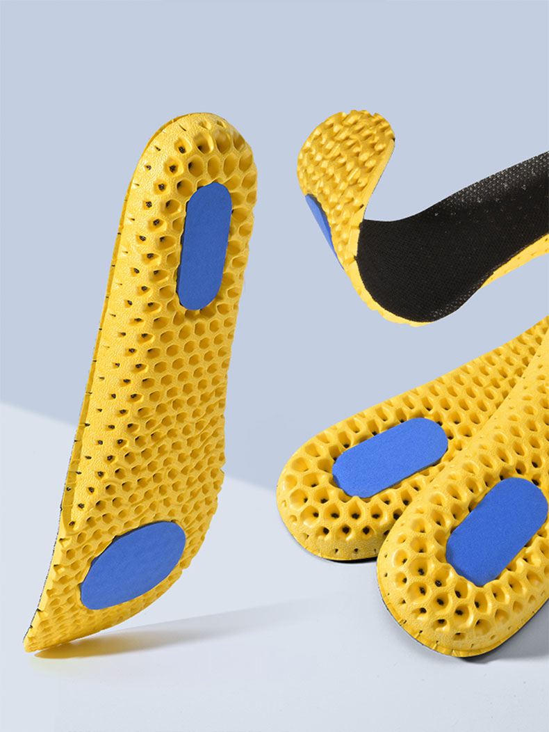 1 Pair of Honeycomb Dual Shock-Absorbing Insoles: Ultimate Comfort for ...