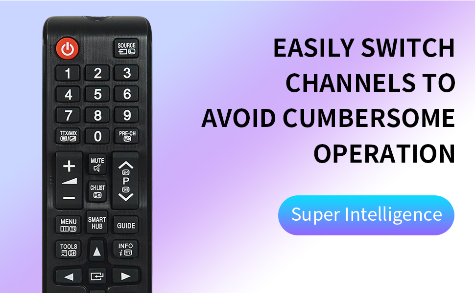 BN59-01199G Replacement Remote Control for Samsung Smart TV Curved 4K ...