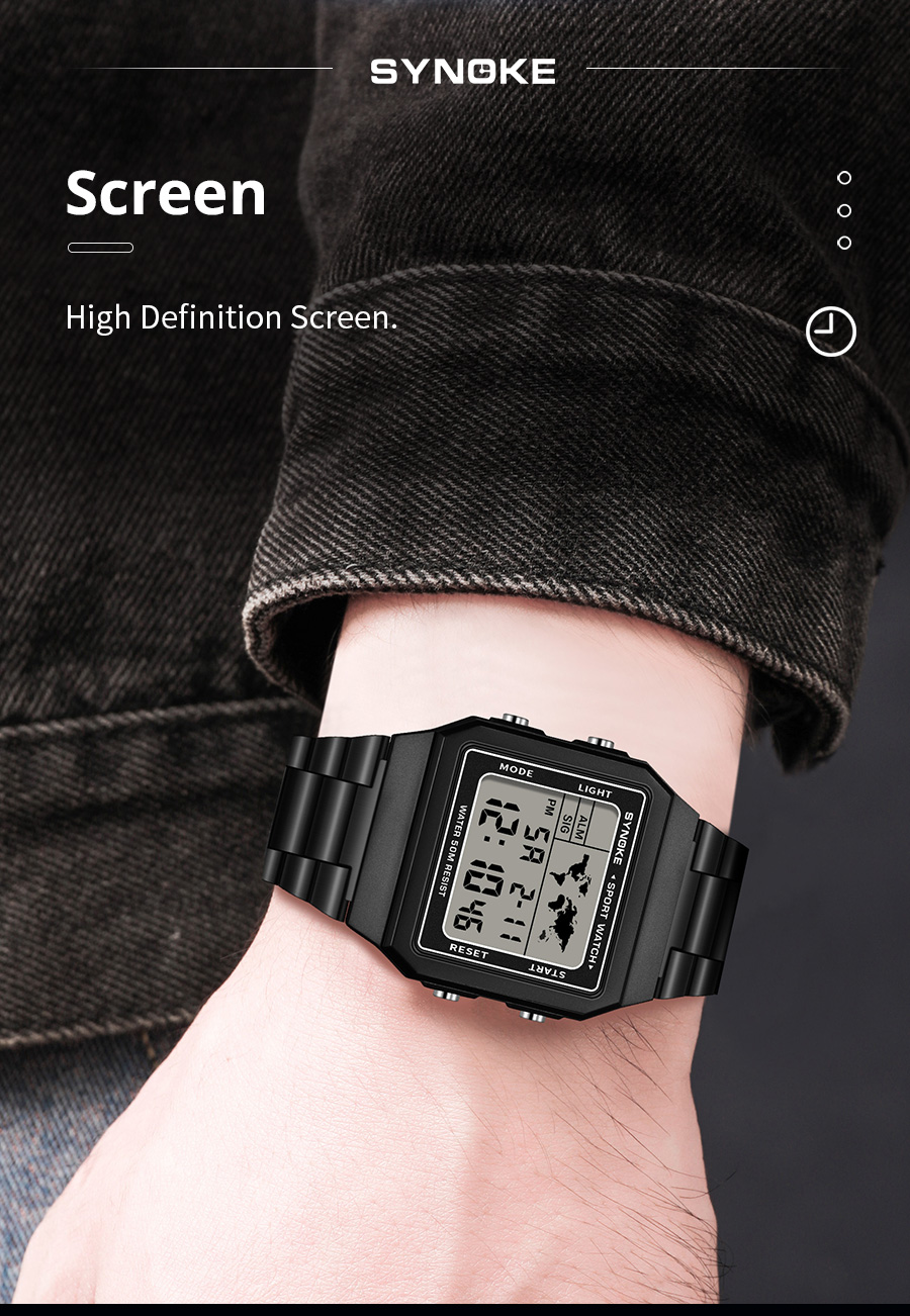 Digital Watch Men's Watches Jcpenney Synoke Dress Digital