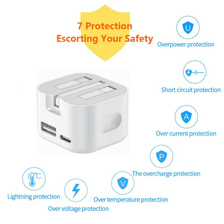 35W（USB+Type-C）PD Power Adapter Type C Fast Charger Cable (14/13/12/11 ...