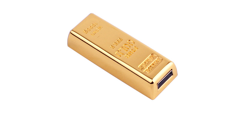 JASTER Metal simulation Gold bars model USB Flash Drive pen drive ...