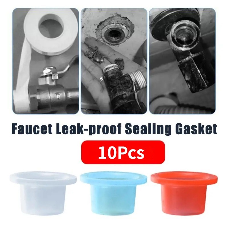 Faucet Sealing Washers - 10Pcs Waterproof, Anti-Leak, Silicone Gaskets ...