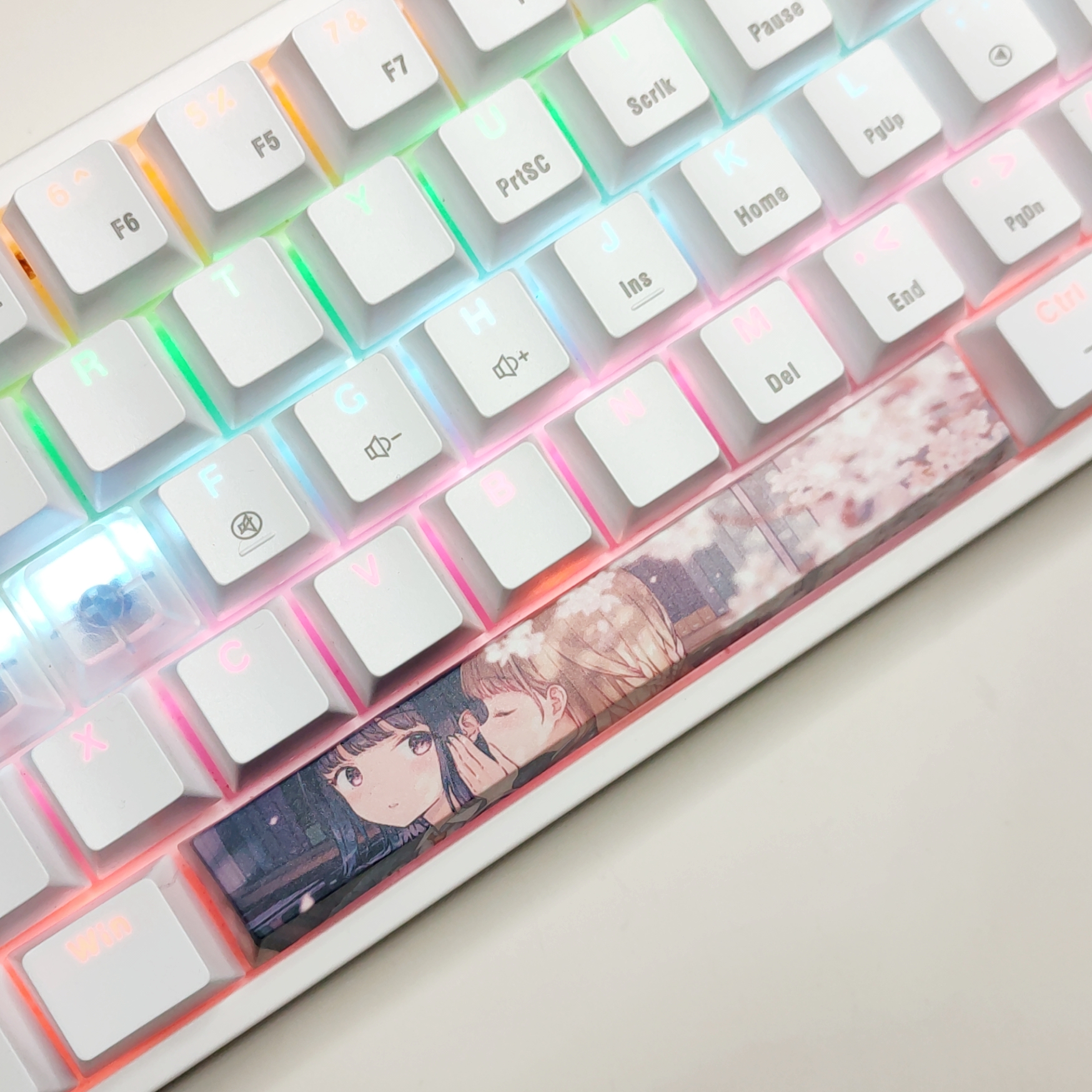 Space Keycap PBT Five-Sided Sublimation 6.25U Anime Space Keycap for ...