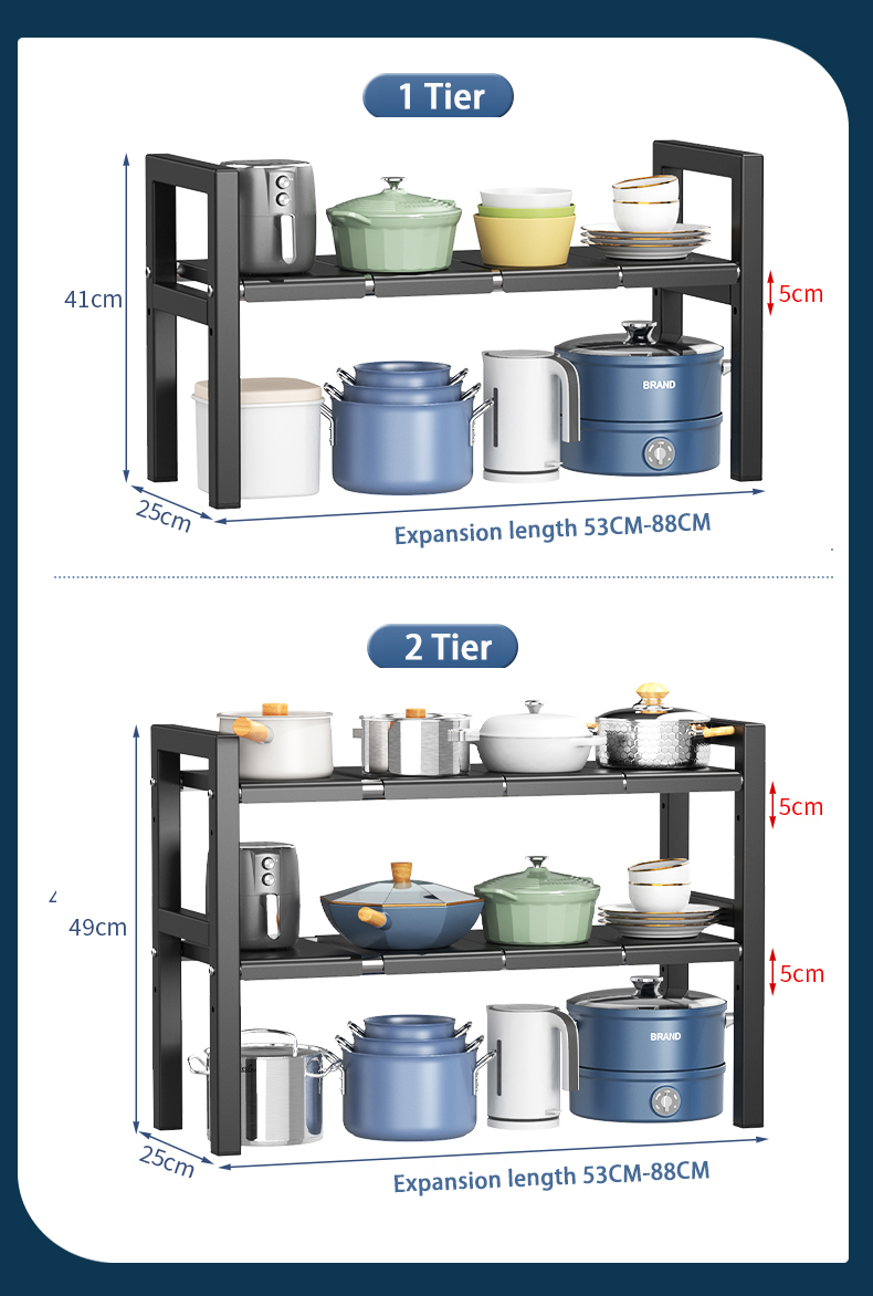 Kitchen sink storage rack Multi layer multifunctional storage rack for ...