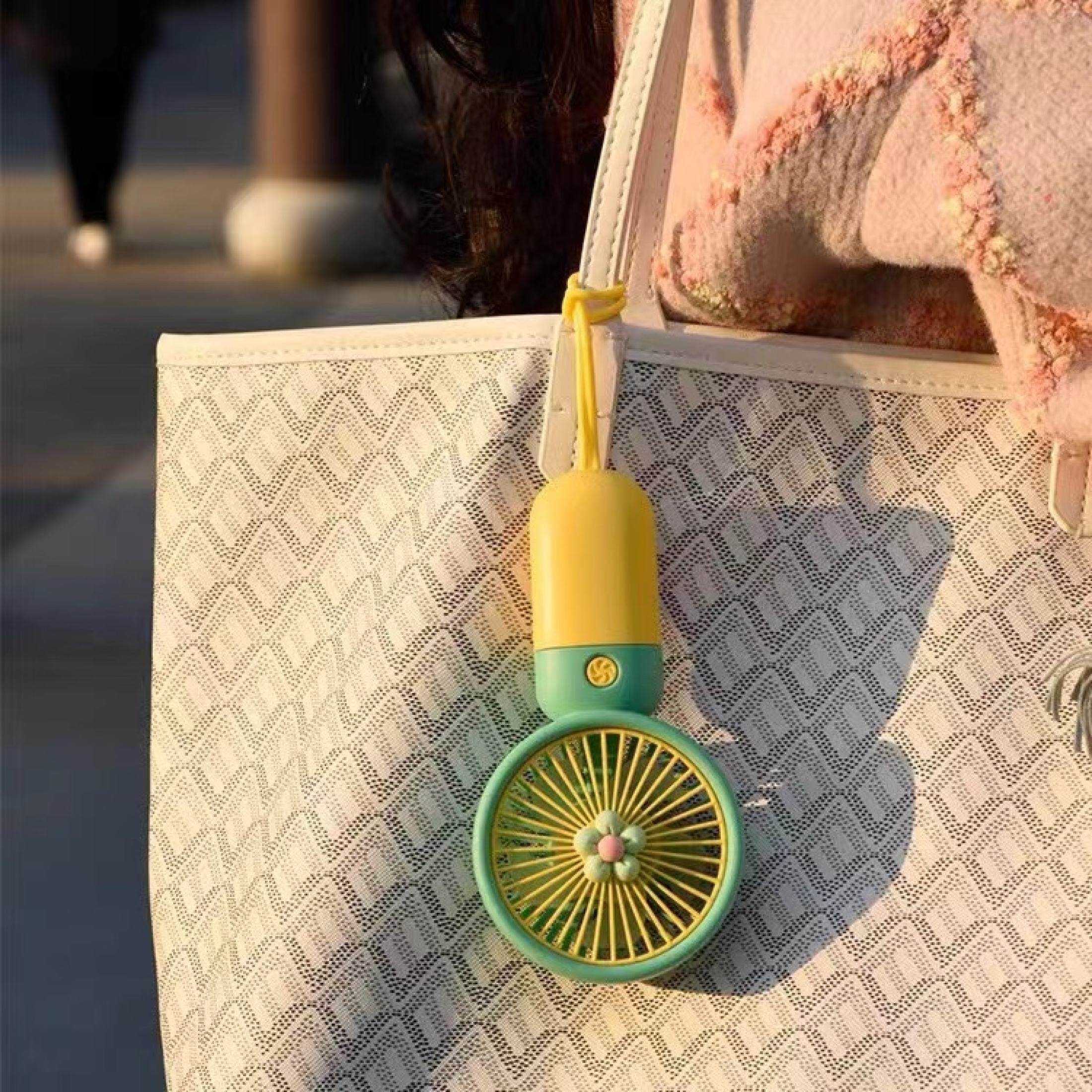 Handheld Fan USB Charging Mini Fan Fruit Cute Shape Portable Fan Office ...