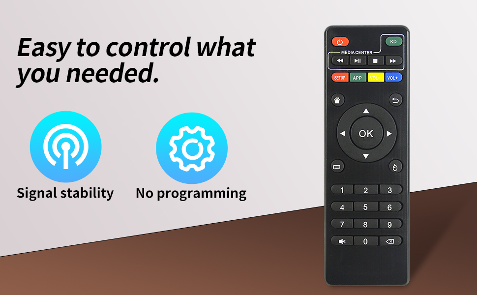 X96 Mini Replaced Universal Android TV Box Remote Control for MXQ Pro ...