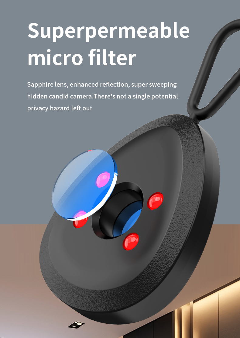Camera Detector for Hidden Camera Wireless Anti Spy Detector Portable ...