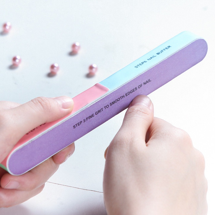 7-Sided Polishing Nail File Buffing Sanding Block for Manicure Nail Art ...