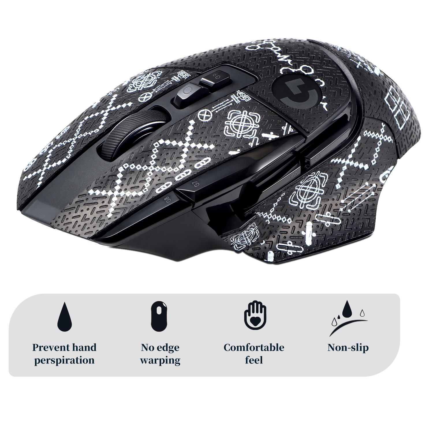 Mouse Grip Tape Sticker For Logitech G502 X & Logitech G502 X Plus ...