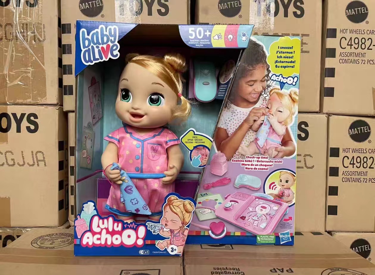 Baby Alive Lulu Achoo Doll, 12-Inch Interactive Doctor Play