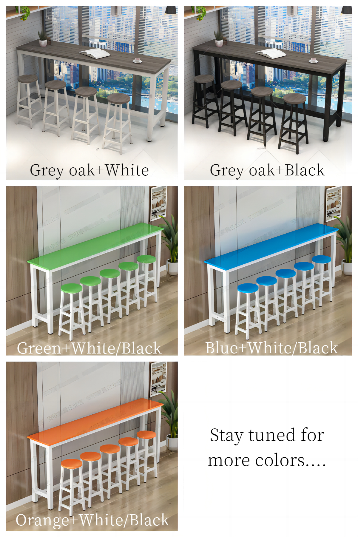 DAXINSI Customizable Bar Table High Table Bar Table And Chair Set ...