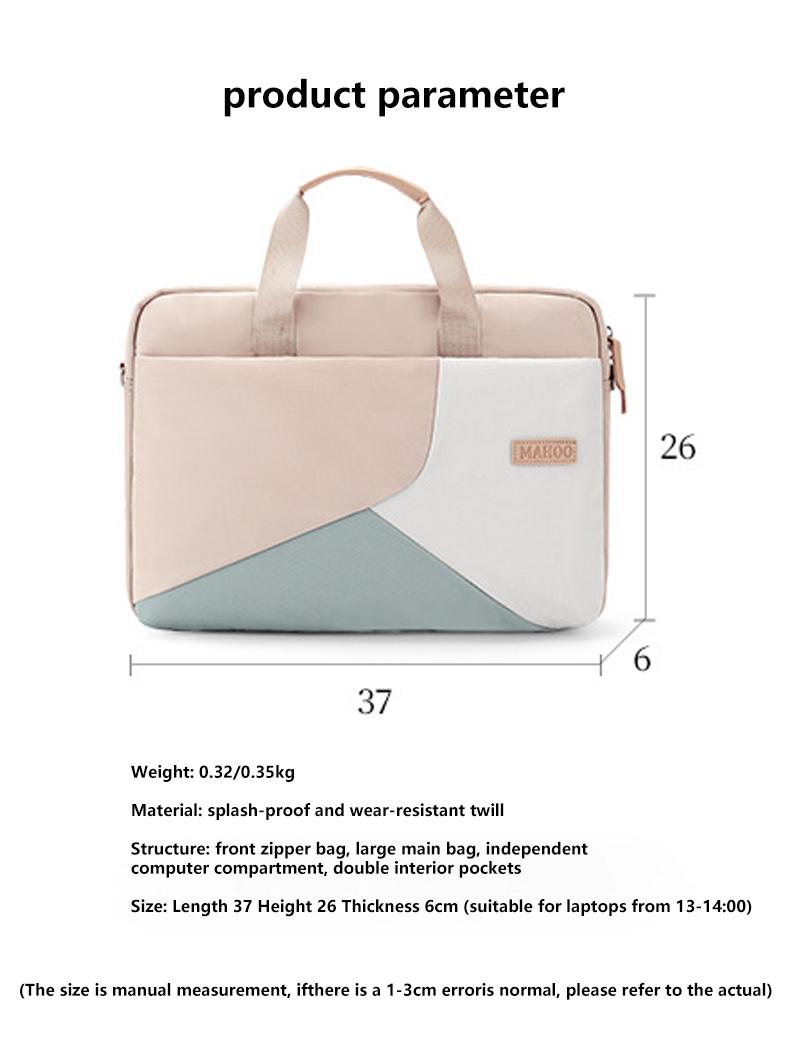【Singapore spot】13.3/14/15.6 inch Notebook Hand Bag Premium Laptop Case ...
