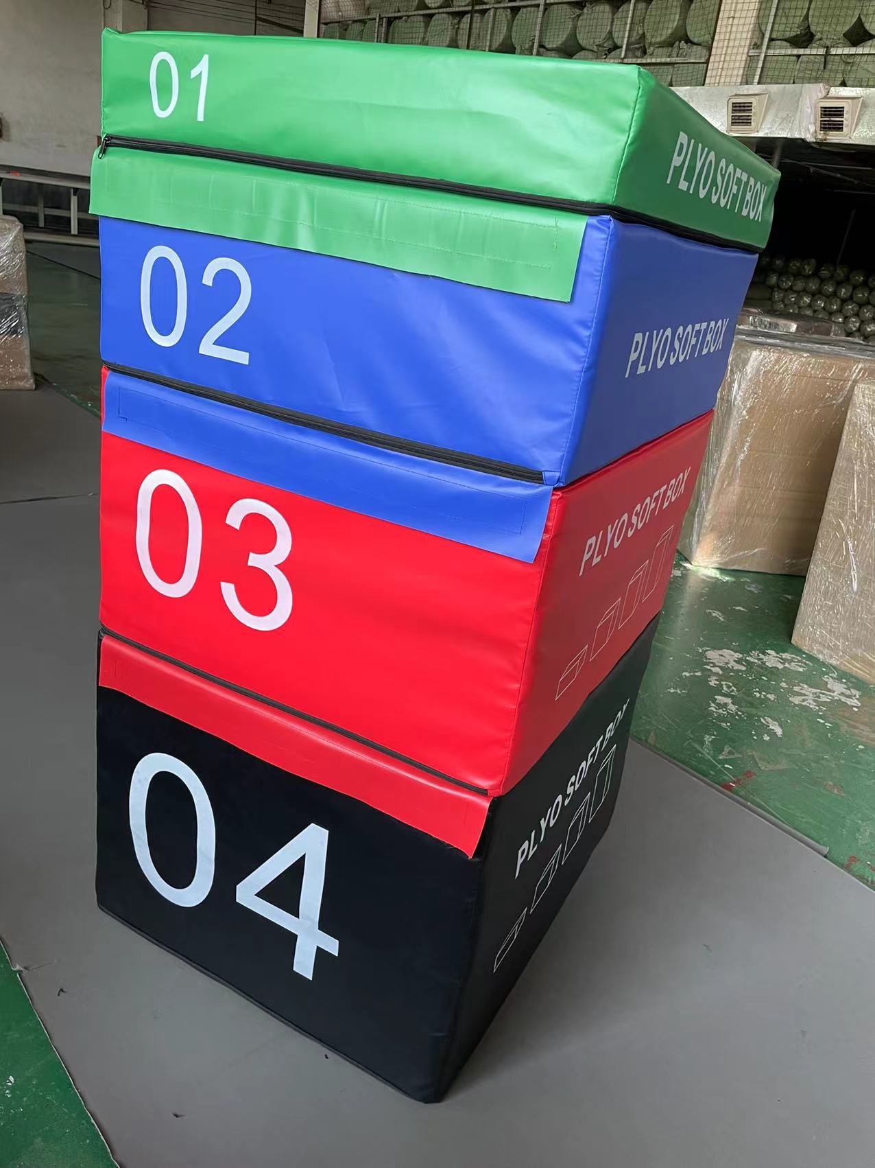 Plyo Soft Box Stackable for Adults for Box Jumping Practice Plyometrics ...