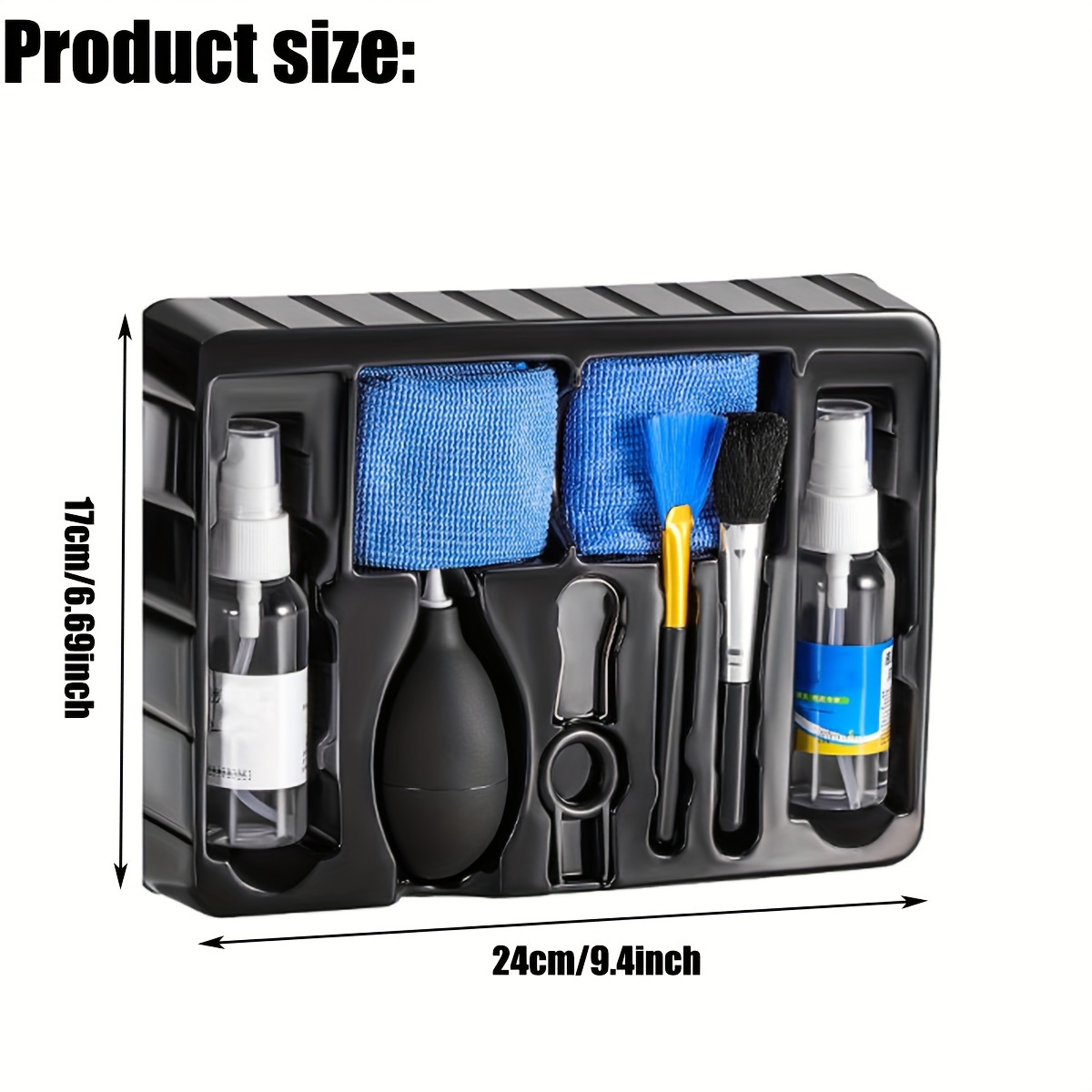 Laptop Cleaning Kit 9pcs Keyboard Screen Cleaner with Air Blower/Brush ...